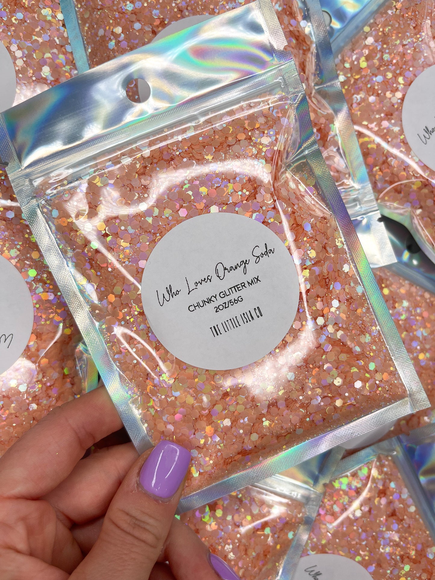 Who Loves Orange Soda - Chunky Glitter Mix - 2oz/56g Pack