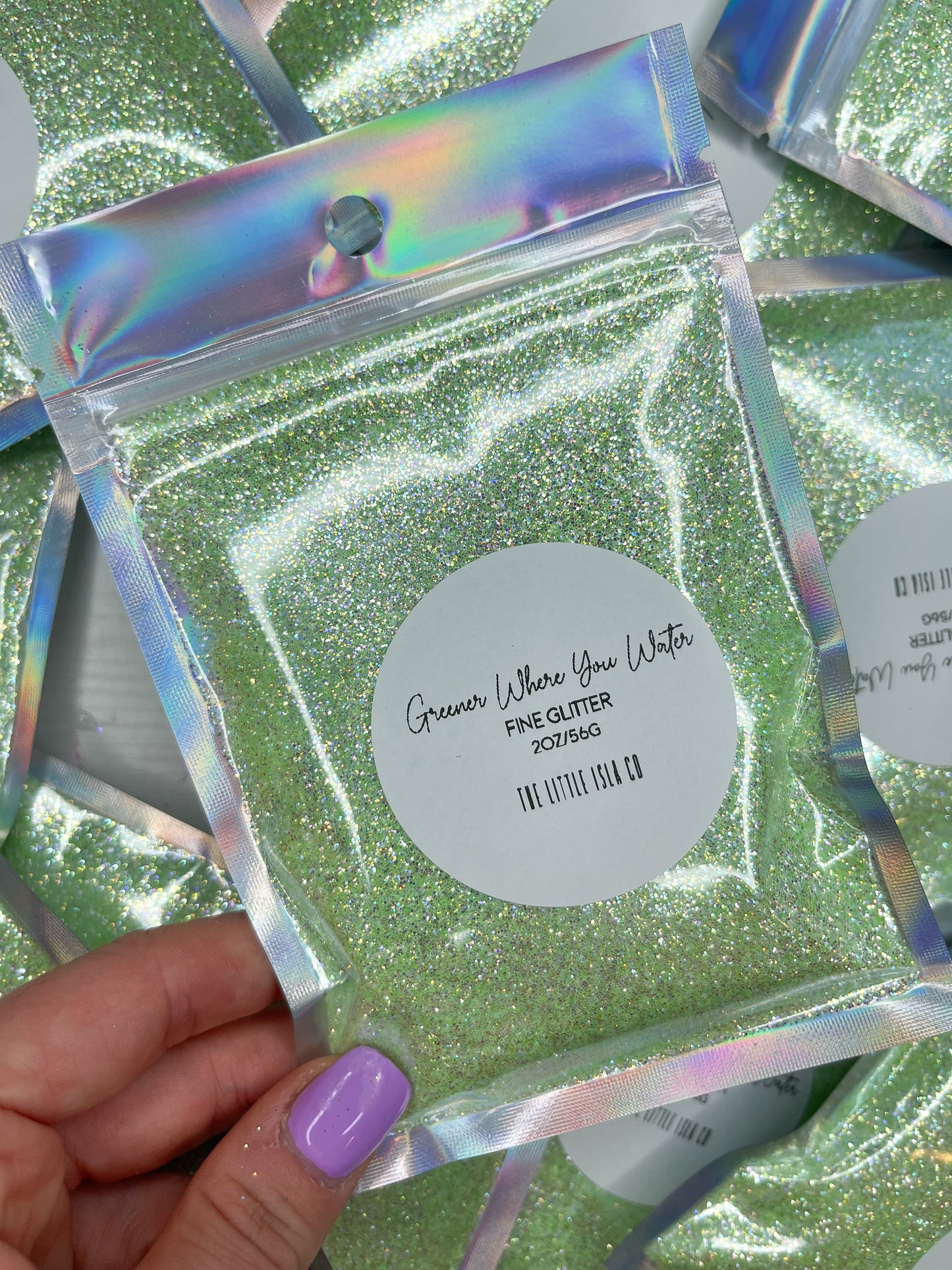 Pastel Rainbow Fine Glitter Bundle - 8x 2oz/56g Packs