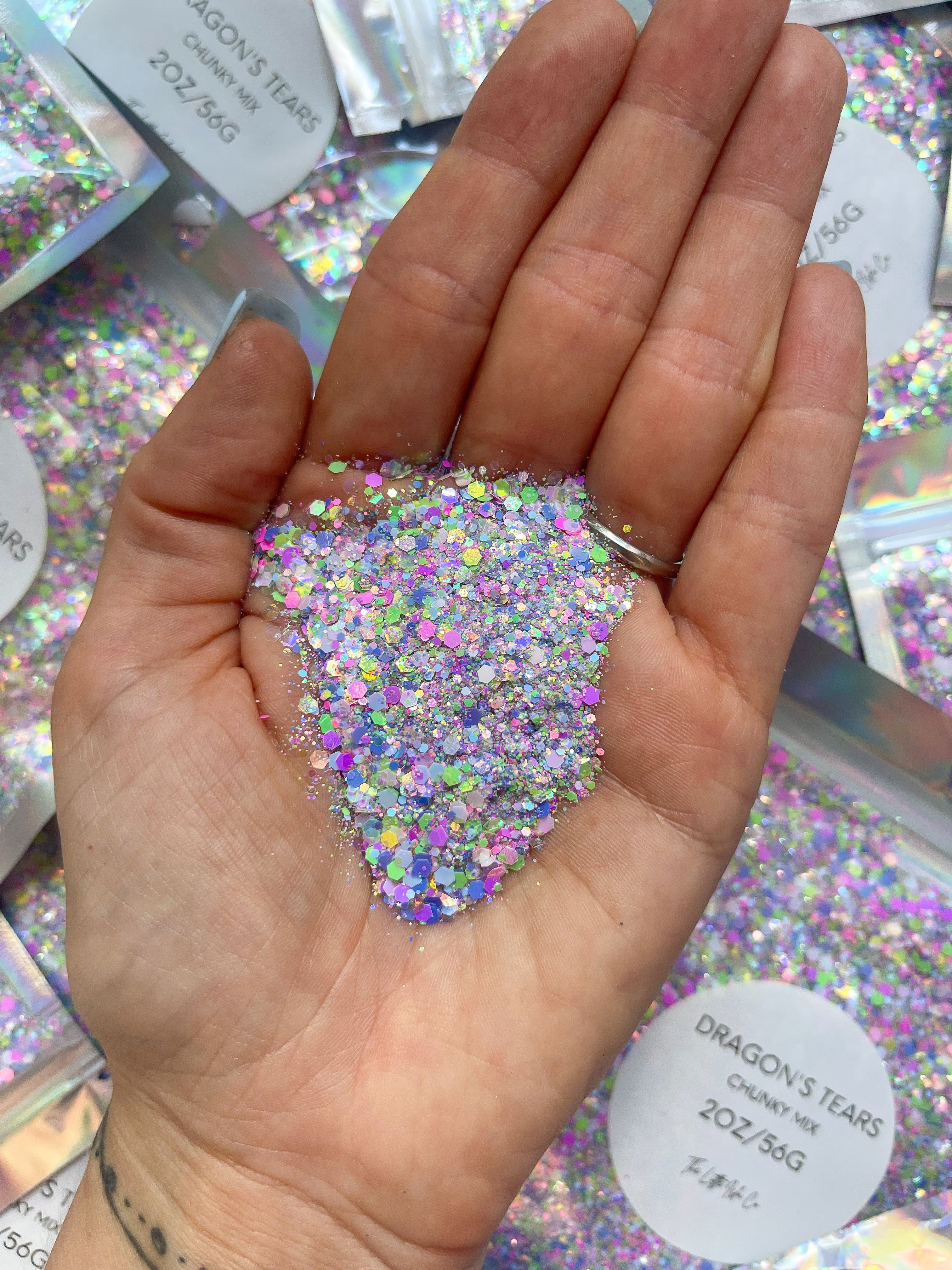 Dragon’s Tears - Chunky Glitter Mix - 2oz/56g