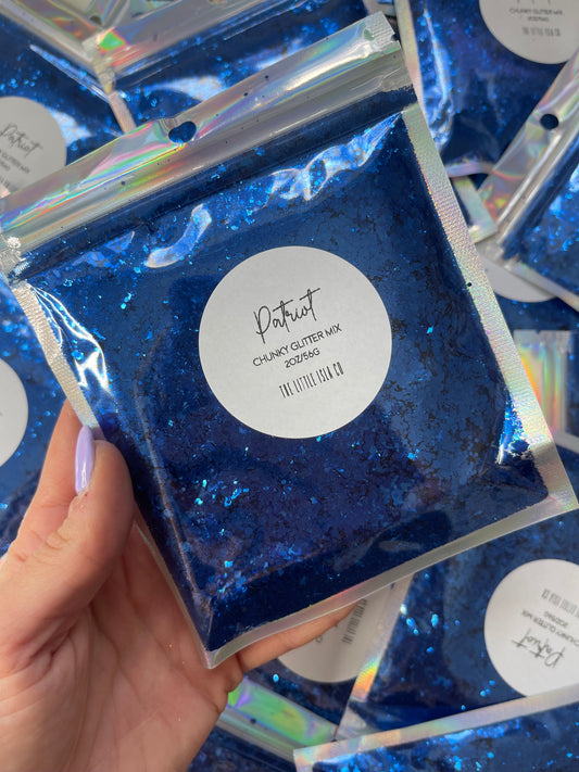 Patriot - Chunky Glitter Mix - 2oz/56g Pack