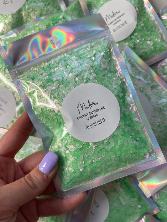 Midori - Chunky Glitter Mix - 2oz/56g Pack