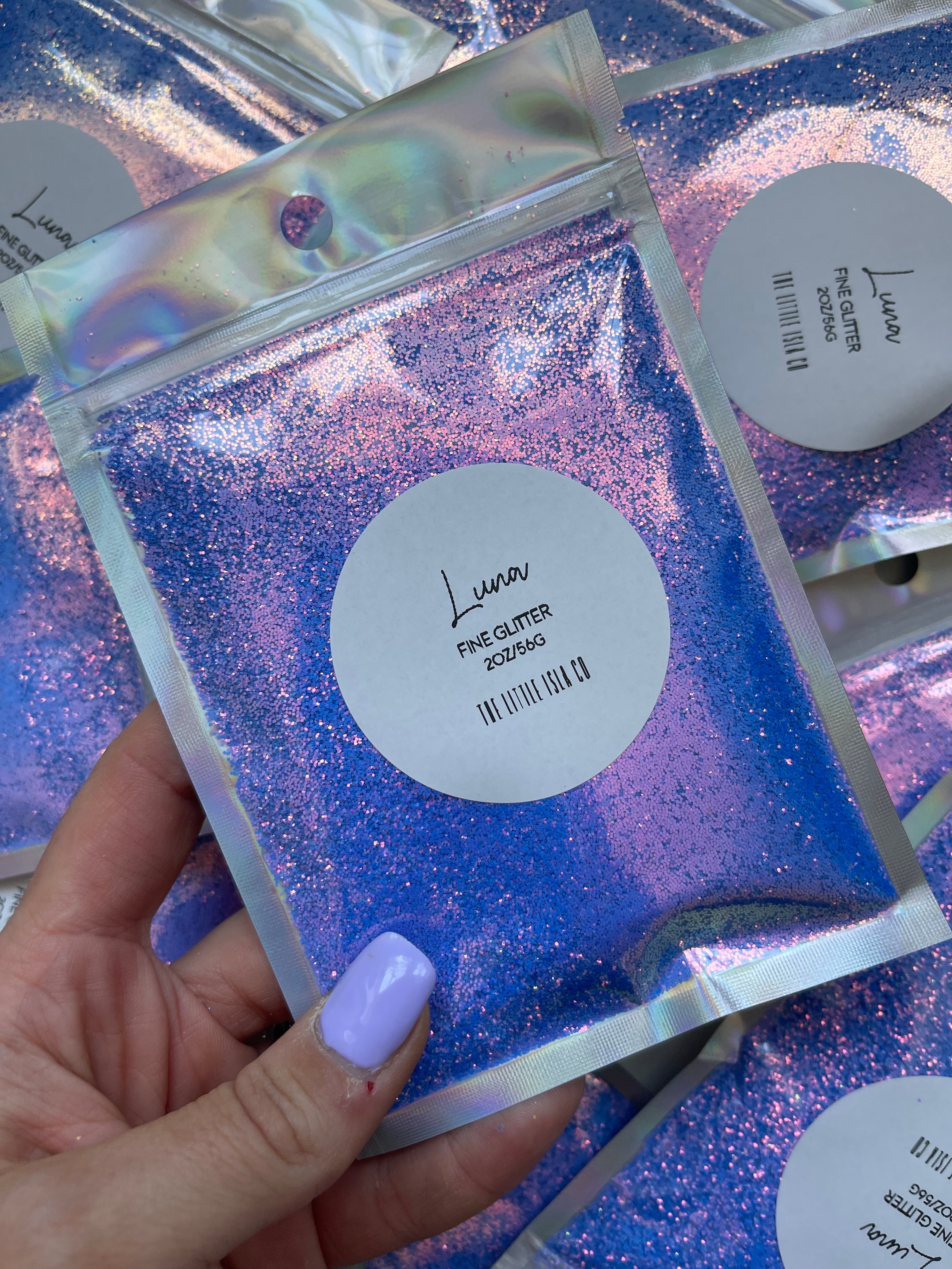 Opalescent Rainbow FINE Glitter Bundle - 12x 2oz/56g Packs