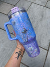Glistening Cobwebs Glitter Tumbler - 40oz Dupe
