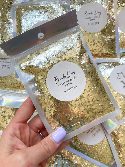 Beach Day - Chunky Glitter Mix - 2oz/56g Pack