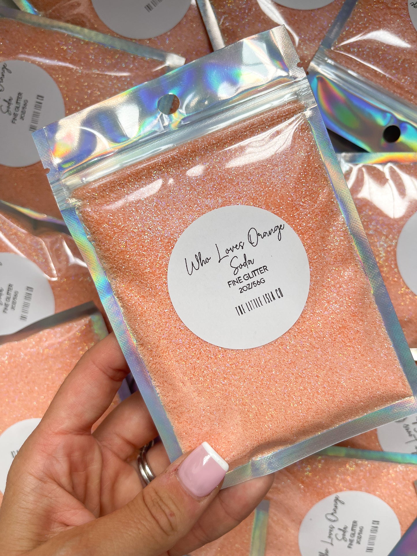 Who Loves Orange Soda - Fine Glitter - 2oz/56g Pack