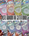 Pastel Rainbow Fine Glitter Bundle - 8x 2oz/56g Packs