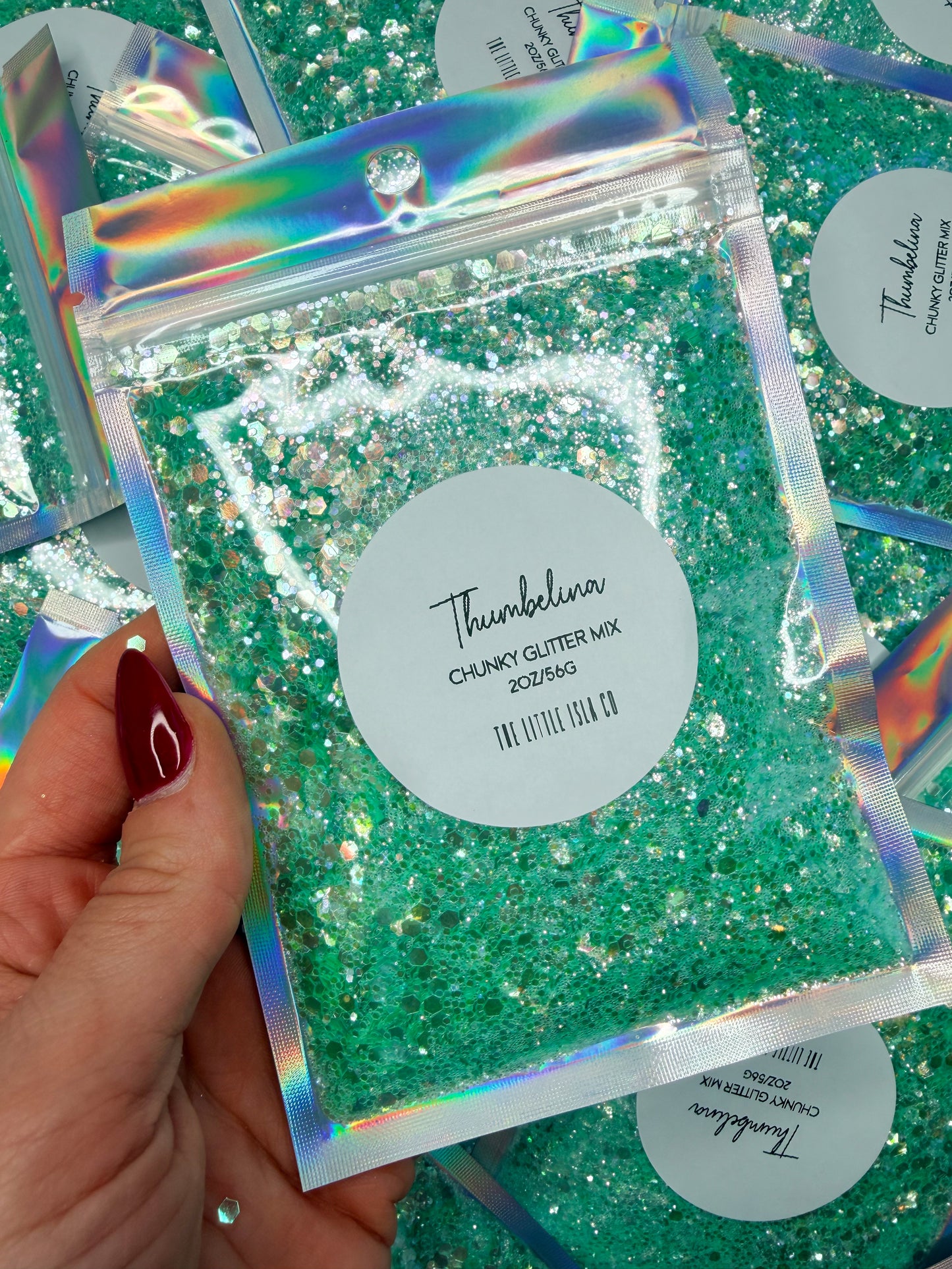 Thumbelina - Chunky Glitter Mix - 2oz/56g Pack