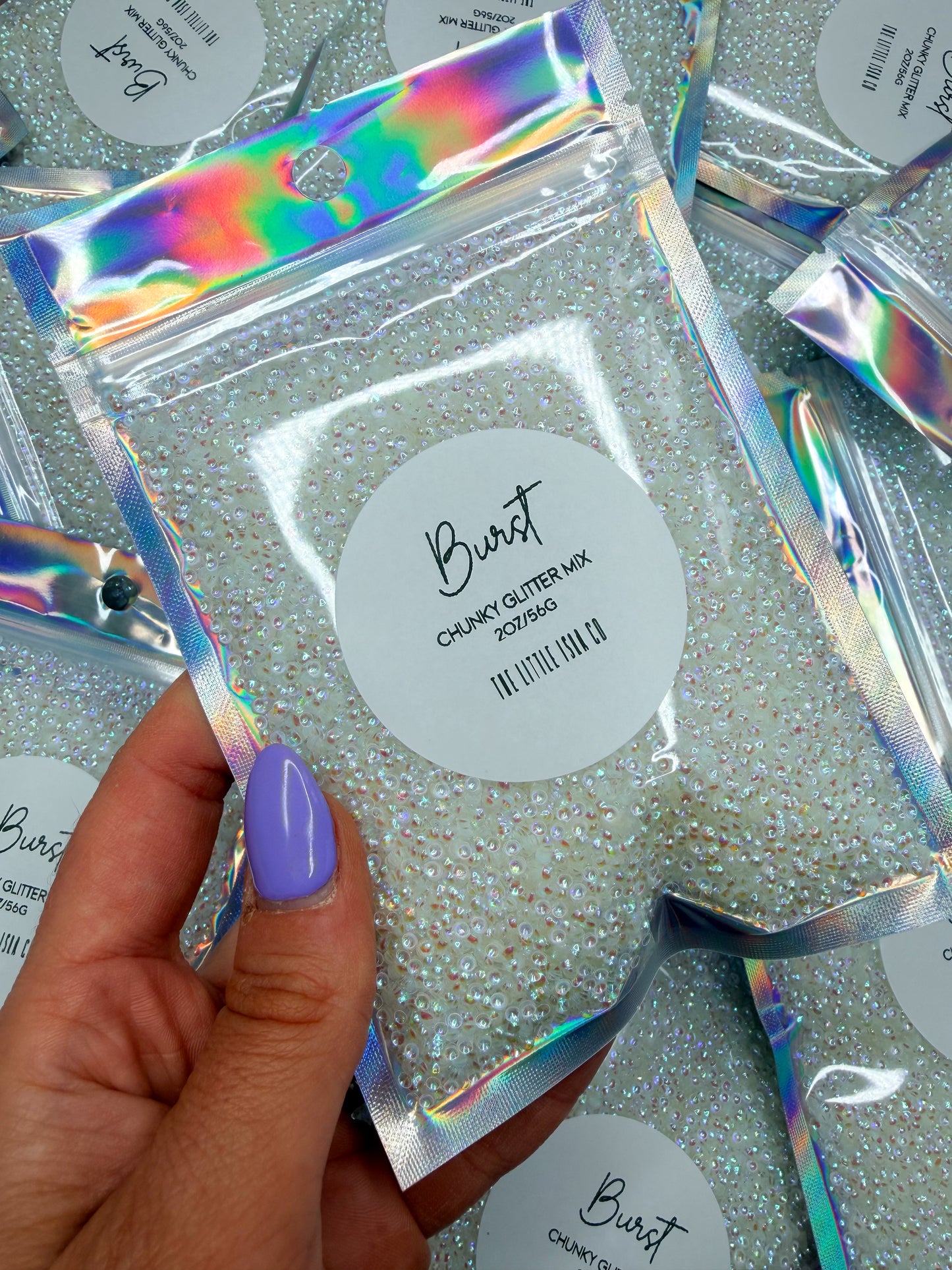 Burst - 2mm Bubble Glitter - 2oz/56g Pack