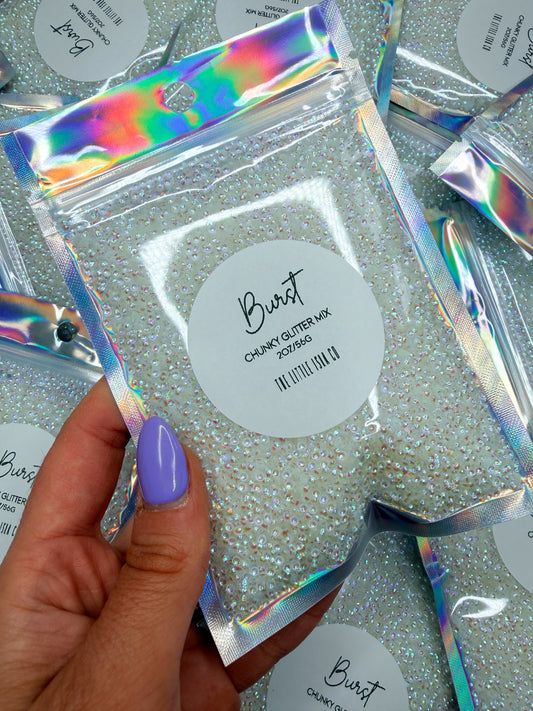 Burst - 2mm Bubble Glitter - 2oz/56g Pack