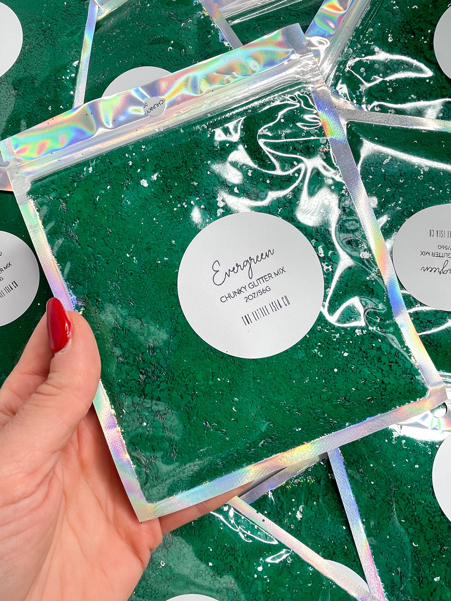 Evergreen - Chunky Glitter Mix - 2oz/56g Pack