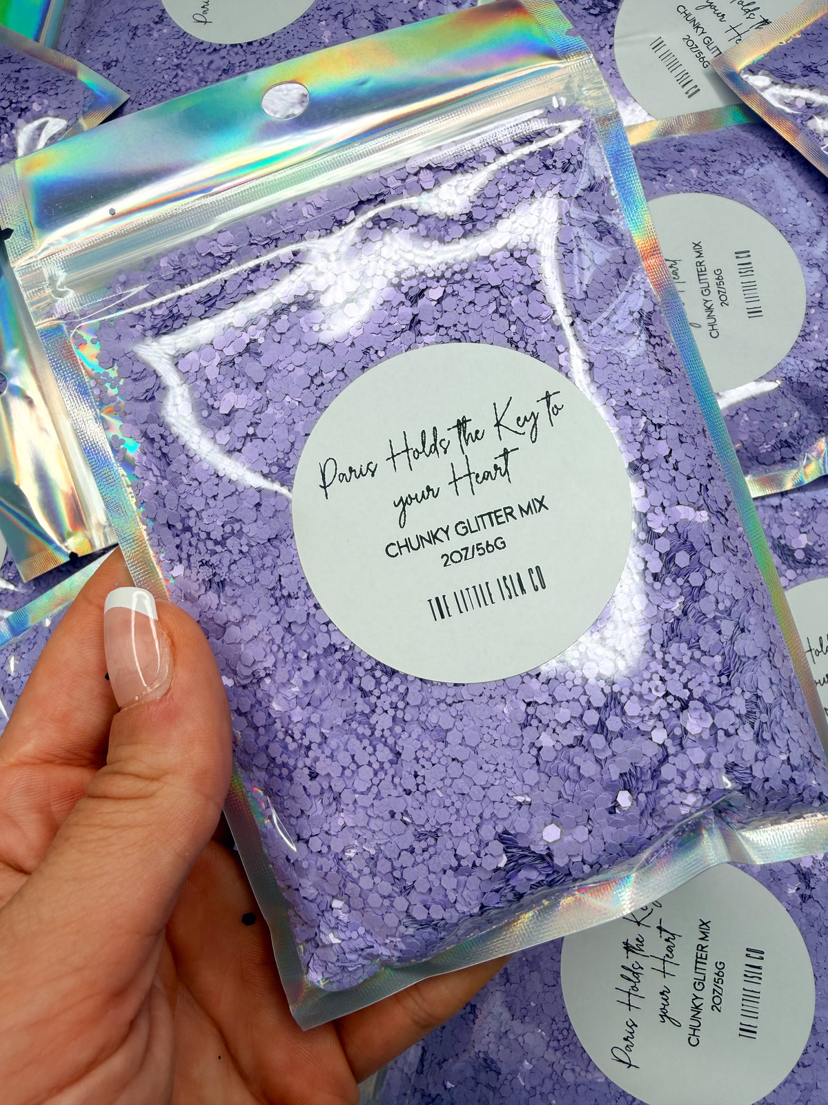 Paris Holds the Key to your Heart - Chunky Glitter Mix - 2oz/56g Pack