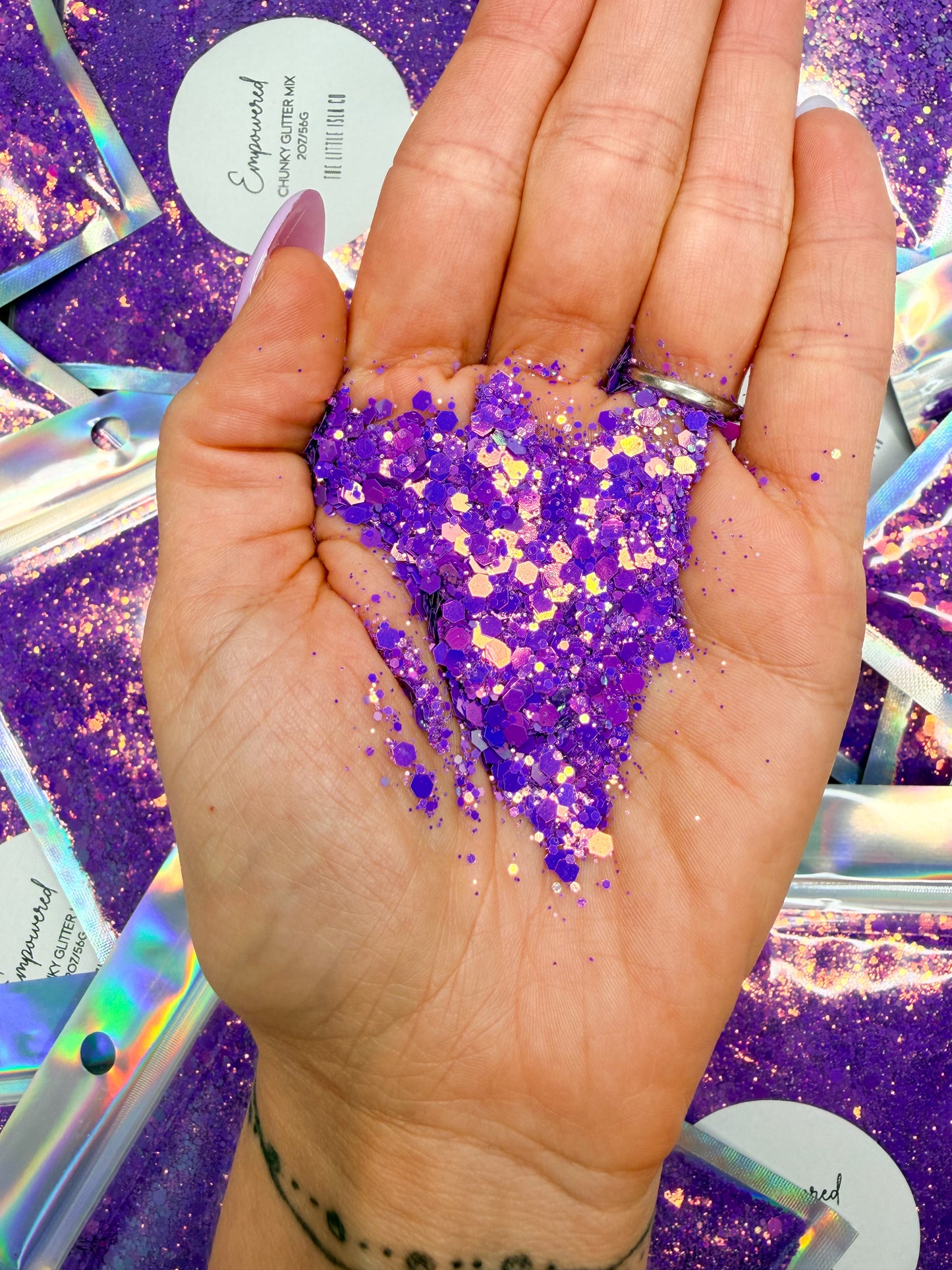 Empowered - Chunky Glitter Mix - 2oz/56g Pack