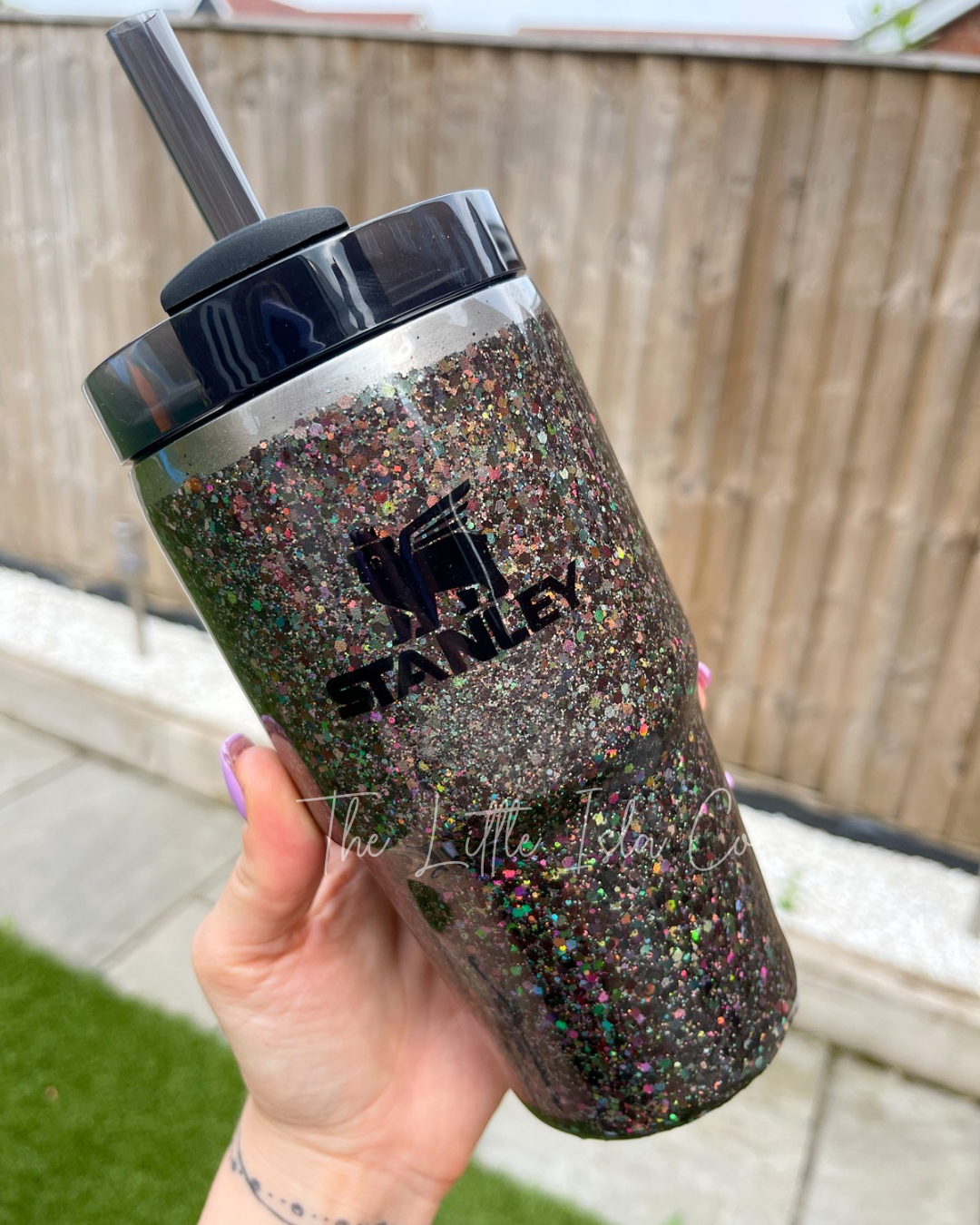 CUSTOM Glitter Tumbler (select your options)