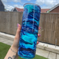 Blue Bride Resin Swirl Tumbler - 20oz Stainless Steel