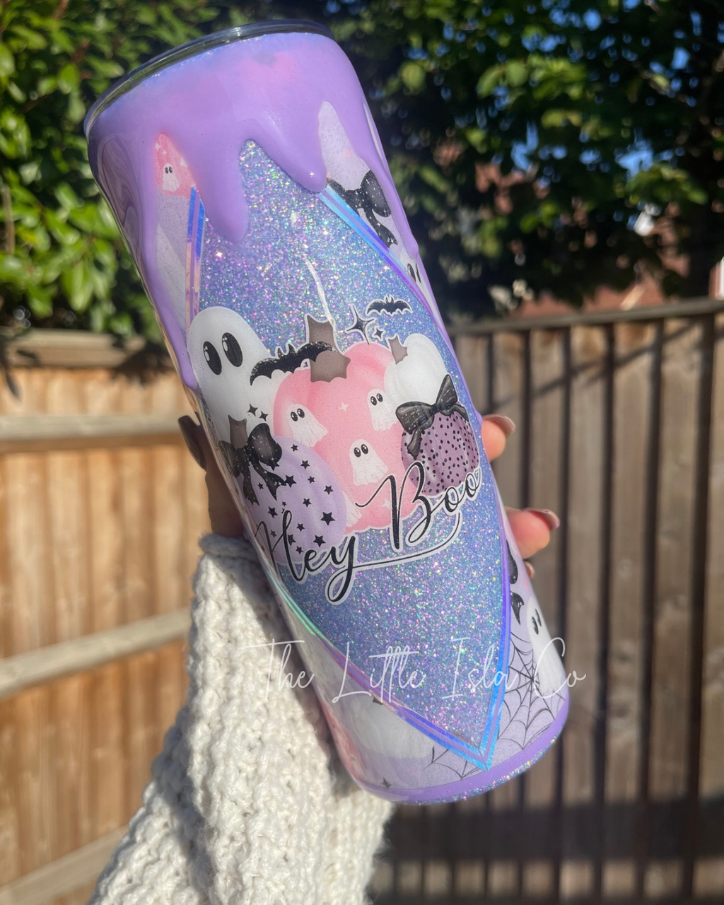 Hey Boo Glitter Tumbler – The Little Isla Co