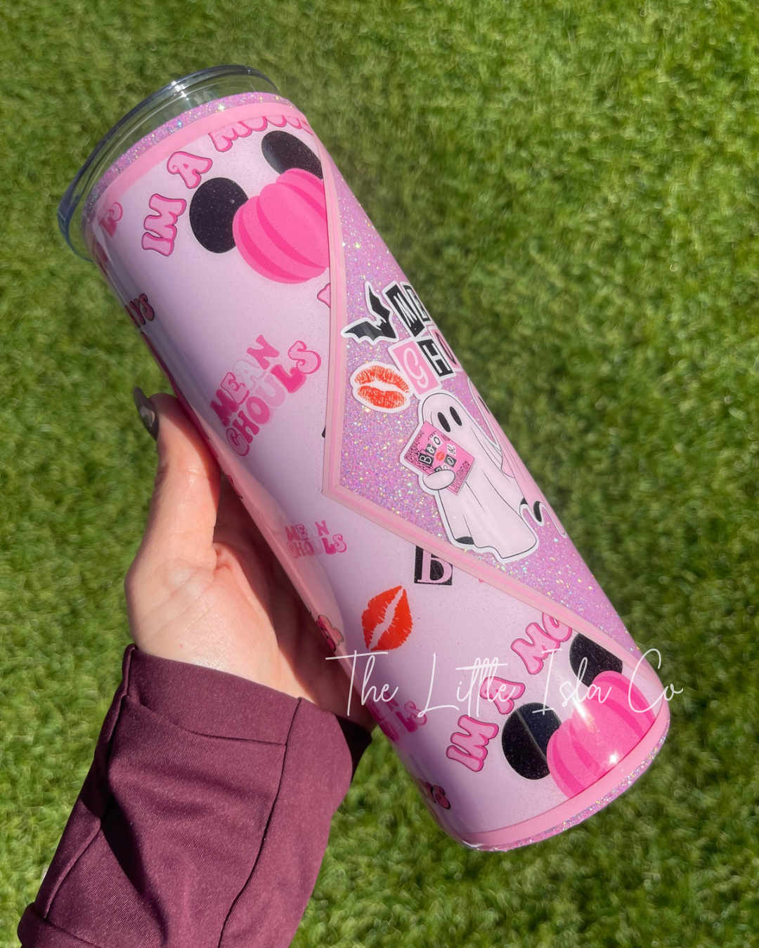 Mean Ghouls Glitter Tumbler