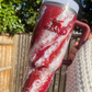 Candy Cane Milky Way Glitter Tumbler