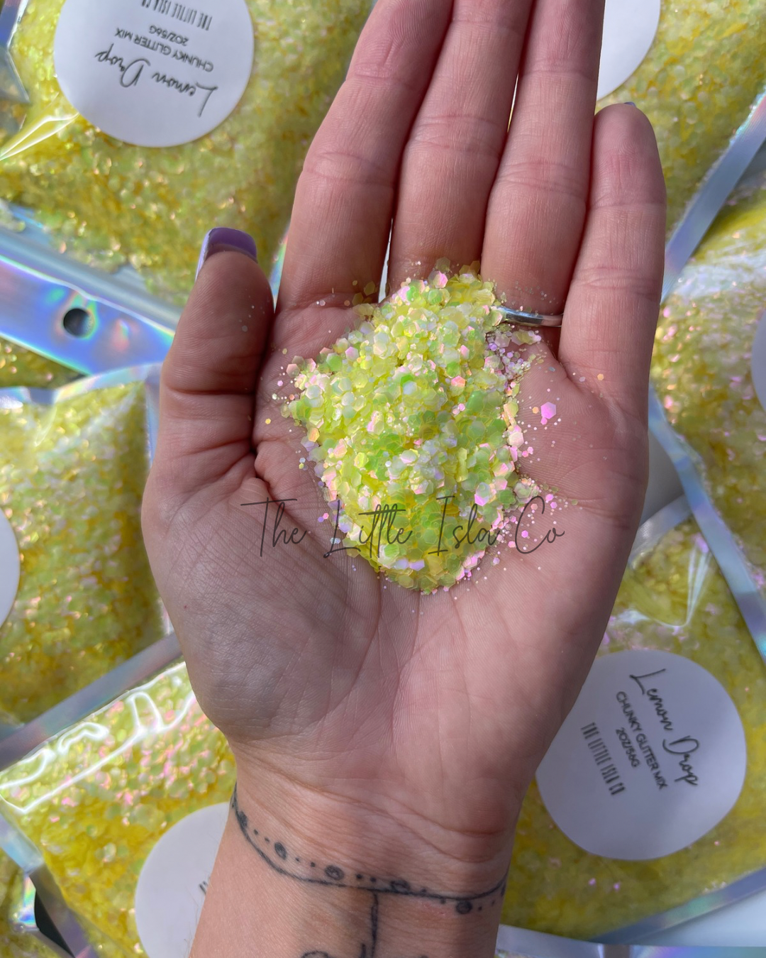 Lemon Drop - Chunky Glitter Mix - 2oz/56g Pack