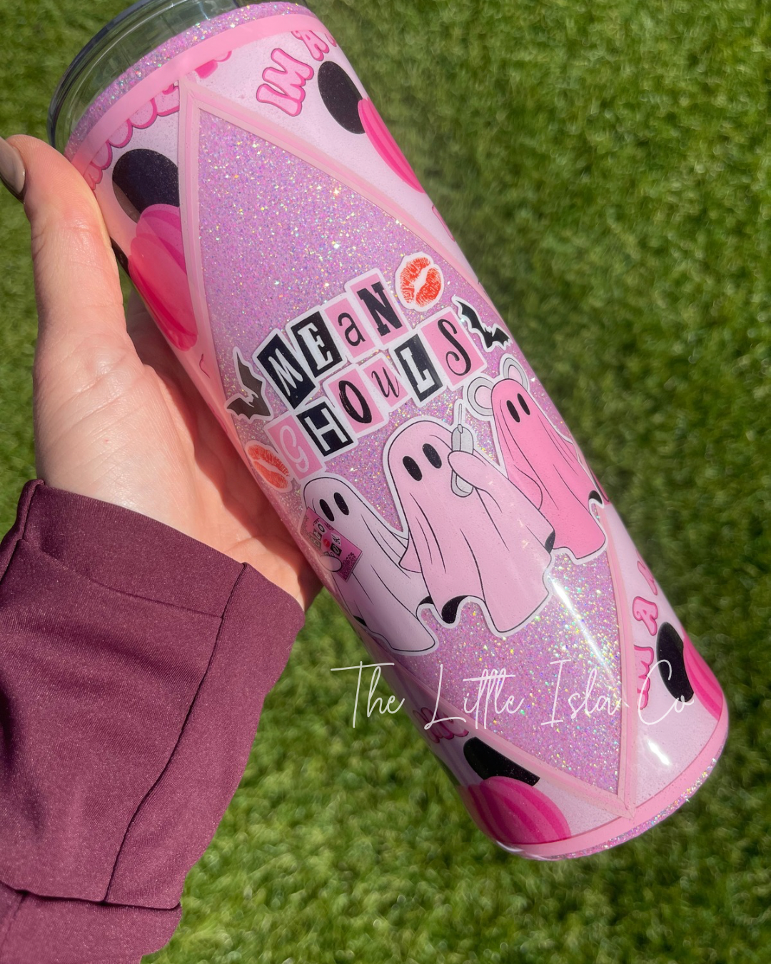 Mean Ghouls Glitter Tumbler