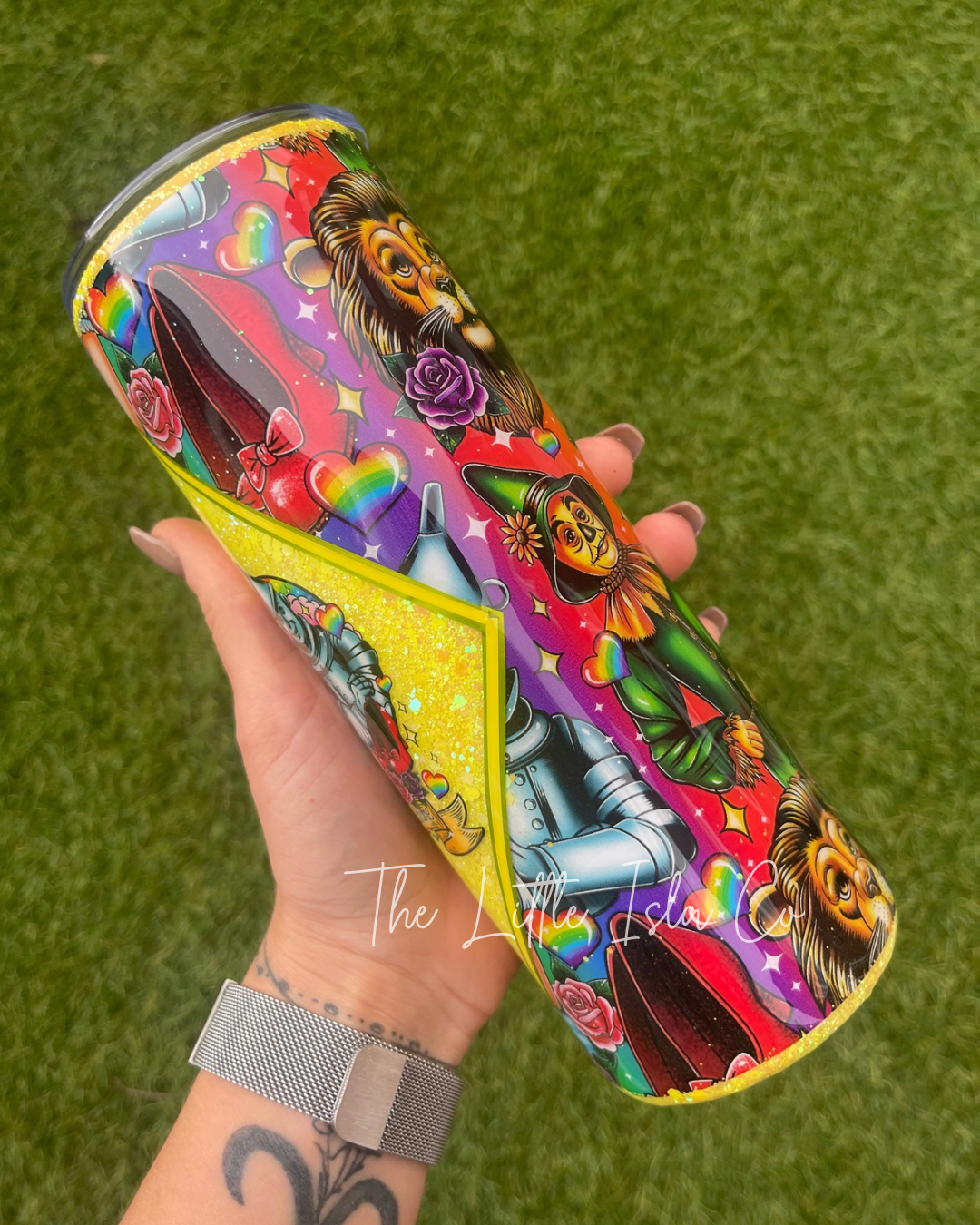 Dorothy & Friends Glitter Tumbler