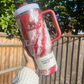 Candy Cane Milky Way Glitter Tumbler