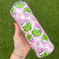Green Character Pink Glitter Tumbler