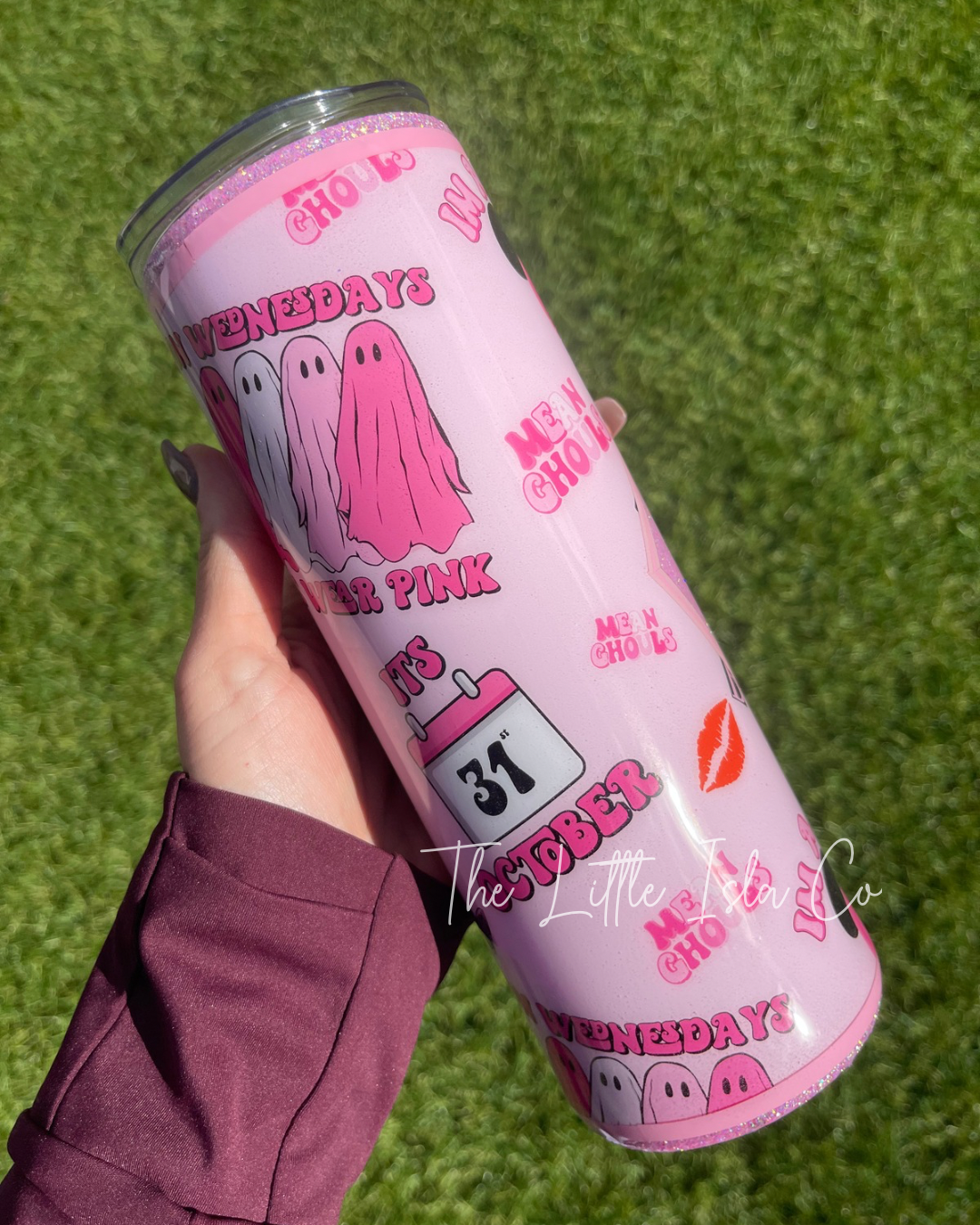 Mean Ghouls Glitter Tumbler