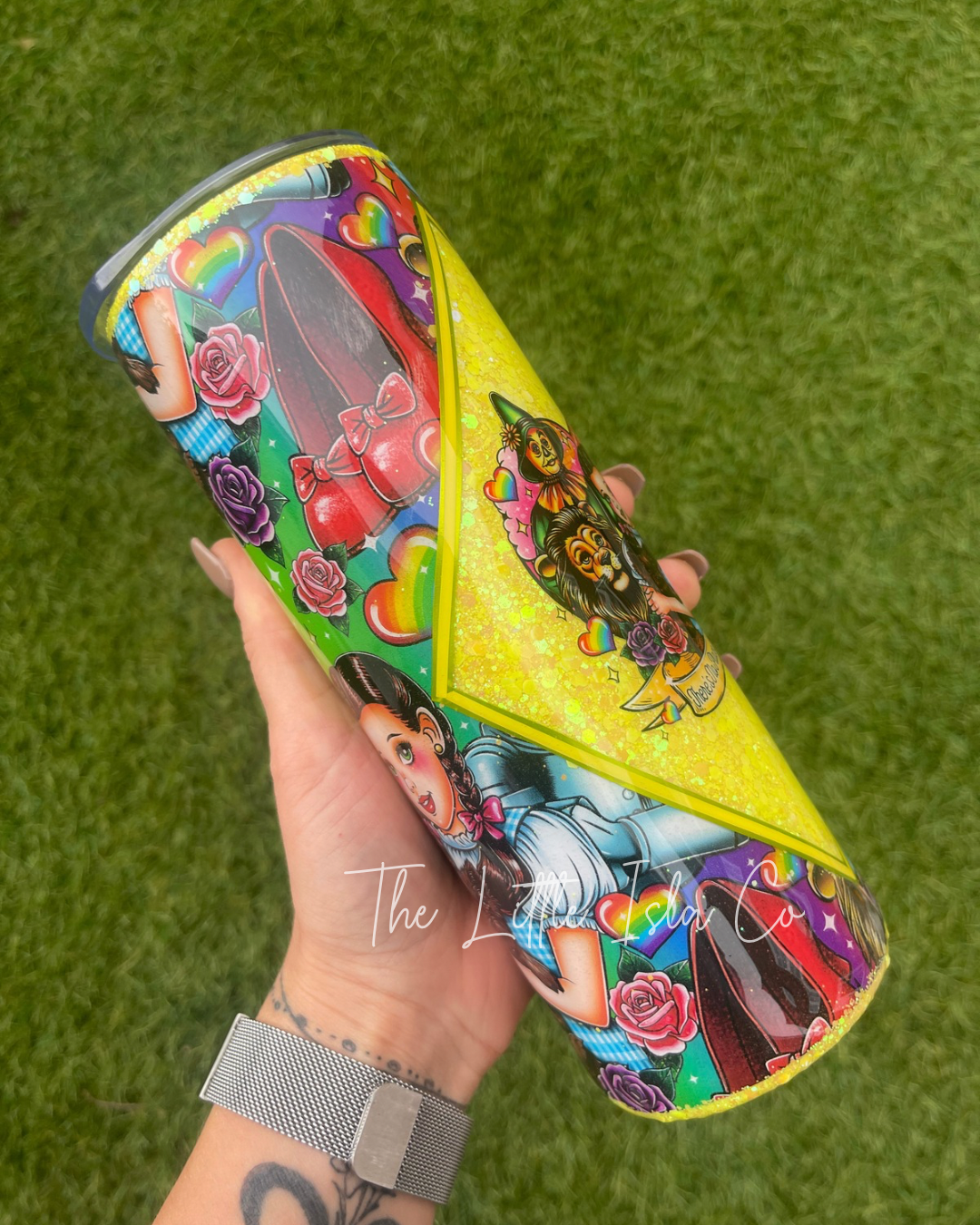 Dorothy & Friends Glitter Tumbler