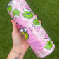 Green Character Pink Glitter Tumbler