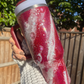 Candy Cane Milky Way Glitter Tumbler