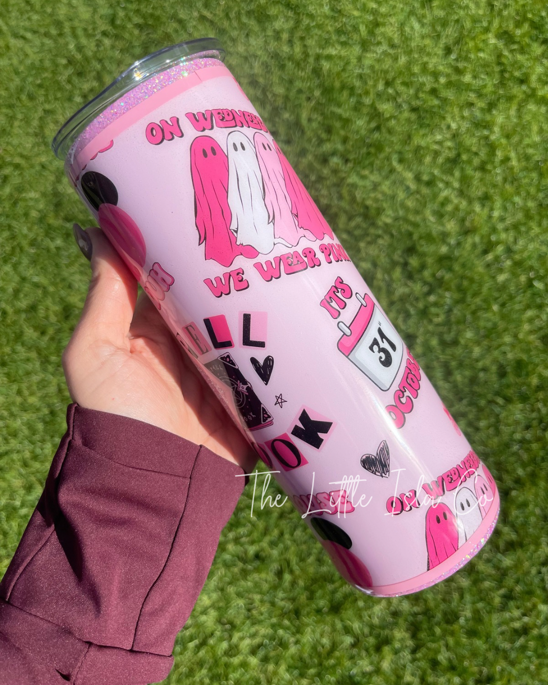 Mean Ghouls Glitter Tumbler