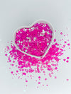 Hollow Hearts Glitter Shapes 1oz/28g Pack