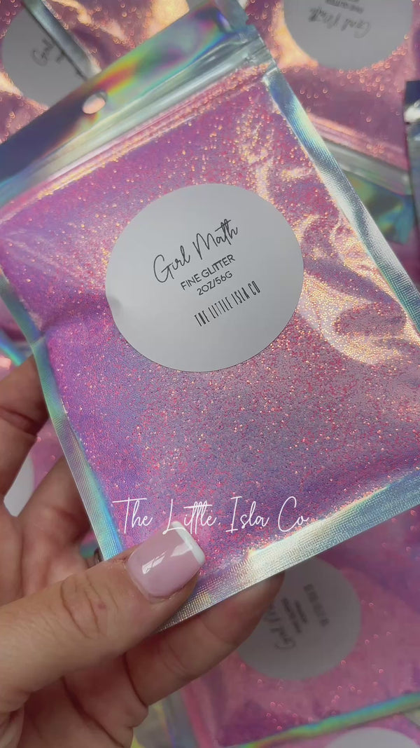 Girl Math - Fine Glitter - 2oz/56g Pack