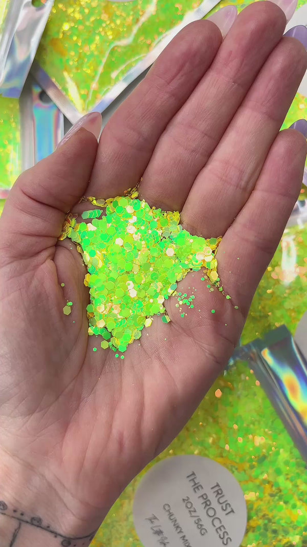 Trust the Process - Chunky Glitter Mix - 2oz/56g Pack