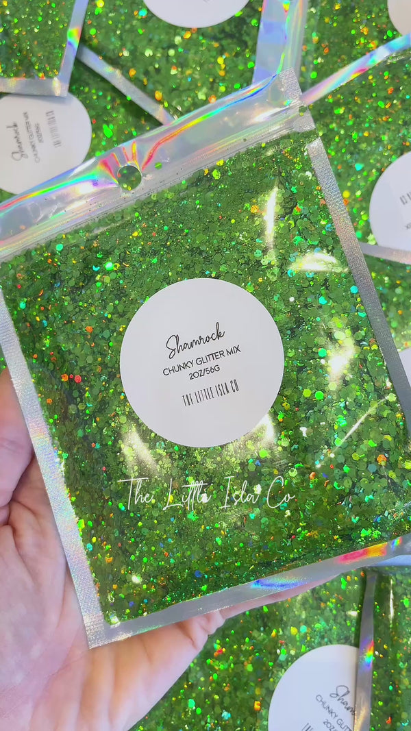 Shamrock - Chunky Glitter Mix - 2oz/56g Pack