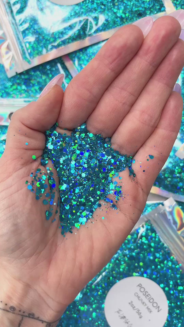 Poseidon - Chunky Glitter Mix - 2oz/56g