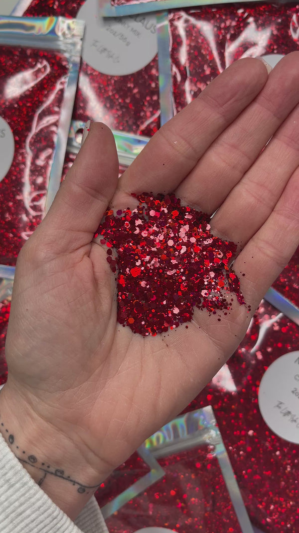 Mrs Claus - Chunky Glitter Mix - 2oz/56g Pack