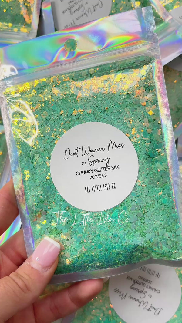 Don't Wanna Miss a Spring - Chunky Glitter Mix - 2oz/56g Pack
