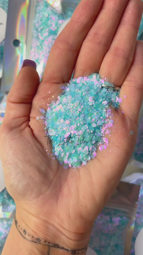Frozen Heart - Chunky Glitter Mix - 2oz/56g Pack