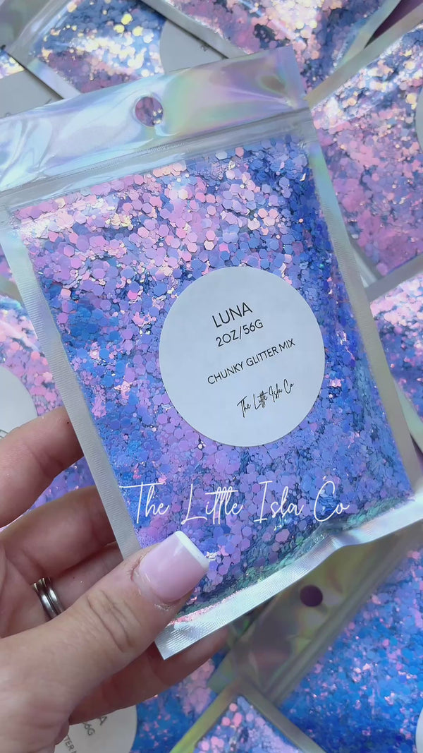 Luna - Chunky Glitter Mix - 2oz/56g Pack