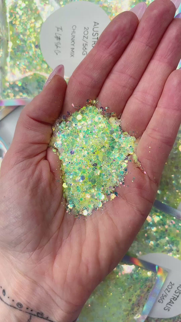 Australis - Opalite Chunky Glitter Mix - 2oz/56g Pack
