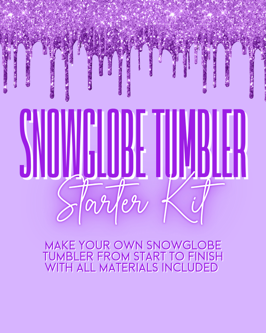 Snowglobe Tumbler Starter Kit - Make your own Snowglobe Tumbler